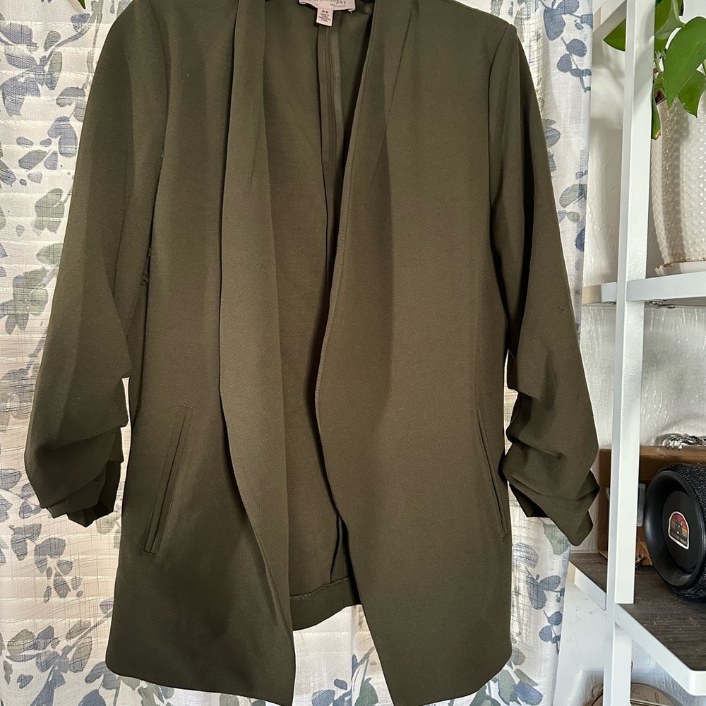 Philosophy Olive Green Blazer